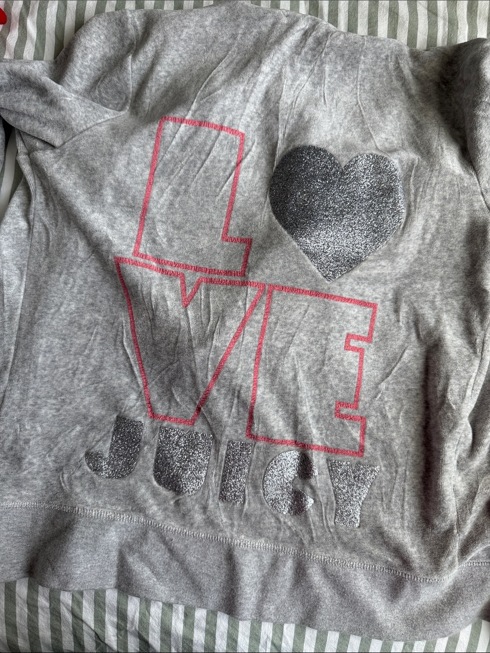 Vintage Juicy Couture Gray Sweatshirt